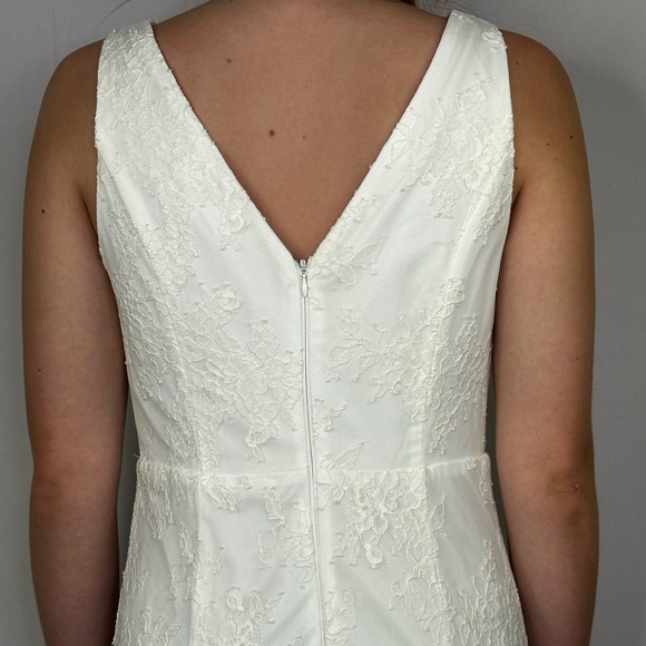 Lulus Bodycon Floral Maxi Dress Sleeveless V-Neck Wedding Formal Mermaid Gown - Picture 7 of 14